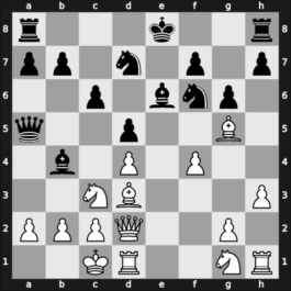 1907 Ostende II – Round 6 – Mieses, Jacques – 1-0 – Důras, Oldřich – G79