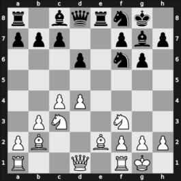 1907 Ostende II – Round 7 – Teichmann, Richard – 1/2-1/2 – Nimzowitsch, Aron – G85