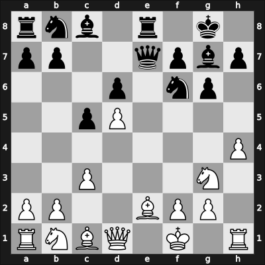 1907 Ostende II – Round 13 – Von Scheve, Theodor – 0-1 – Tartakower, Savielly – G151