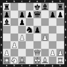 1907 Ostende II – Round 13 – Mieses, Jacques – 0-1 – Forgacs, Laszlo – G159