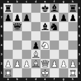 1907 Ostende II – Round 14 – Tartakower, Savielly – 0-1 – Mieses, Jacques – G166