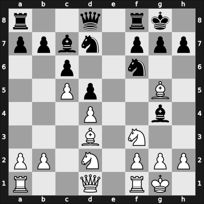 1907 Ostende II – Round 15 – Důras, Oldřich – 0-1 – Znosko-Borovsky, Eugene – G184