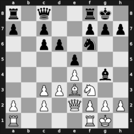 1907 Ostende II – Round 22 – Znosko-Borovsky, Eugene – 1/2-1/2 – Forgacs, Laszlo – G269