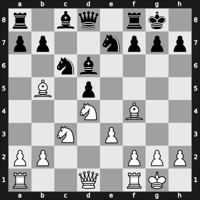 1907 Vienna – Round 6 – Tartakower, Savielly – 1/2-1/2 – Mieses, Jacques – G23