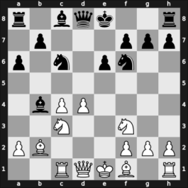 1908 Prague – Round 1 – Von Bardeleben, Curt – 1/2-1/2 – Treybal, Frantisek – G2