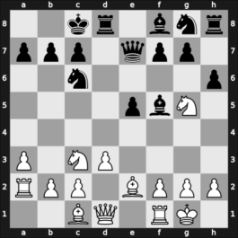 1908 Prague – Round 4 – Suechting, Hugo – 1/2-1/2 – Mieses, Jacques – G43