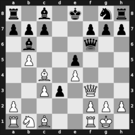 1908 Prague – Round 5 – Rabinovich, Abram – 1/2-1/2 – Spielmann, Rudolf – G51