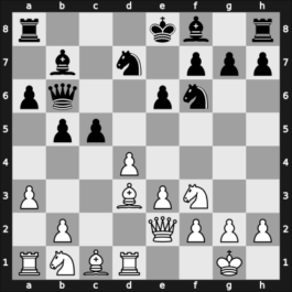 1908 Prague – Round 9 – Duz-Khotimirsky, Fedor Ivanovich – 1/2-1/2 – Maroczy, Geza – G76