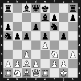 1908 Prague – Round 13 – Maróczy, Géza – 0-1 – Janowski, Dawid – G107