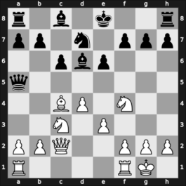 1908 Tunbridge Wells – Round 5 – Michell, Reginald – 1-0 – Gunsberg, Isidor – G5