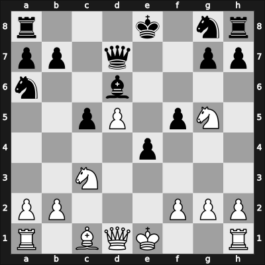 1908 Vienna – Round 1 – Marshall, Frank – 0-1 – Spielmann, Rudolf – G5