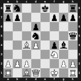 1908 Vienna – Round 1 – Blackburne, Joseph – 1-0 – Schlechter, Carl – G12