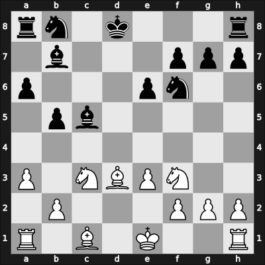1908 Vienna – Round 6 – Rubinstein, Akiba – 1/2-1/2 – Maroczy, Geza – G59