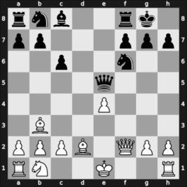1908 Vienna – Round 6 – Spielmann, Rudolf – 1/2-1/2 – Důras, Oldřich – G61