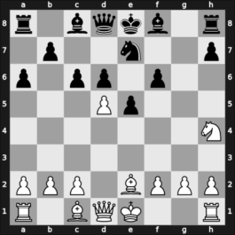 1908 Vienna – Round 8 – Von Bardeleben, Curt – 0-1 – Leonhardt, Paul – G82