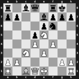 1908 Vienna – Round 18 – Marshall, Frank – 1/2-1/2 – Leonhardt, Paul – G176