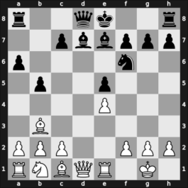 1909 Ch (Men) Leiden NED – Round 4 – Esser, Jan – 0-1 – Speijer, Abraham – G4