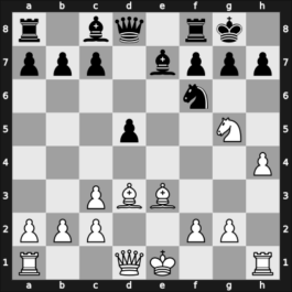 1909 Ch (Men) Leiden NED – Round 7 – Leussen, Benjamin – 1/2-1/2 – Speijer, Abraham – G8