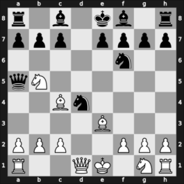 1909 It (Men) St Petersburg RUS – Round 1 – Spielmann, Rudolf – 1/2-1/2 – Mieses, Jacques – G8