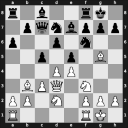 1909 It (Men) St Petersburg RUS – Round 3 – Spielmann, Rudolf – 1-0 – Znosko-Borovsky, Eugene – G20