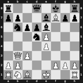 1909 It (Men) St Petersburg RUS – Round 18 – Rubinstein, Akiba – 1-0 – Znosko-Borovsky, Eugene – G61