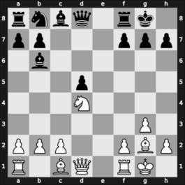 1909 It (Men) St Petersburg RUS – Round 19 – Mieses, Jacques – 0-1 – Důras, Oldřich – G63