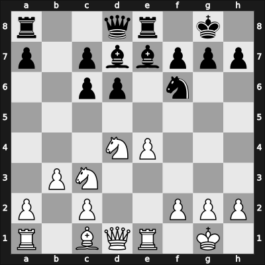 1909 St Petersburg – Round 1 – Bernstein, Ossip – 1/2-1/2 – Speijer, Abraham – G56