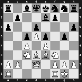 1909 St Petersburg – Round 6 – Tereshchenko, Nikolay Semenovich – 0-1 – Alekhine, Alexander – G90