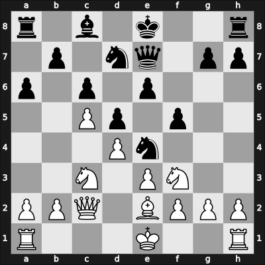 1909 St Petersburg – Round 15 – Rubinstein, Akiba – 1/2-1/2 – Bernstein, Ossip – G104
