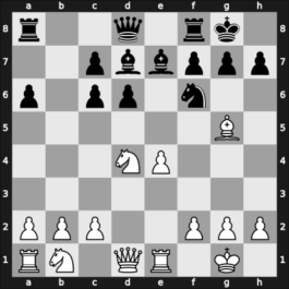 1909 World Championship 9th – Round 7 – Lasker, Emanuel – 1-0 – Forgacs, Leo – G7