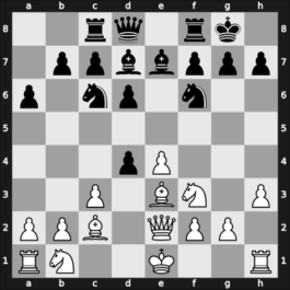 1910 DSB-17.Kongress – Round 7 – Spielmann, Rudolf – 1/2-1/2 – Alekhine, Alexander – G42