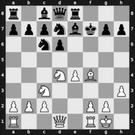 1910 Hamburg – Round ? – Von Holzhausen, Walther – 1-0 – Tarrasch, Siegbert – G11
