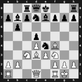 1911 Budapest – Round 4 – Asztalos, Lajos – 1/2-1/2 – Szekely, Jeno – G7