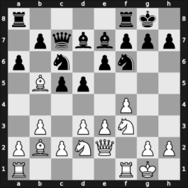 1911 Carlsbad – Round 1 – Tartakower, Savielly – 1-0 – Alapin, Simon – G16