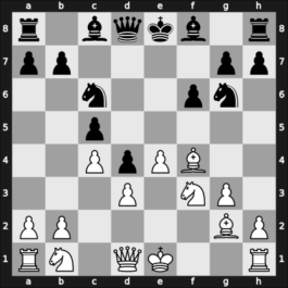 1911 Karlsbad – Round 1 – Fahrni, Hans – 0-1 – Rubinstein, Akiba – G10