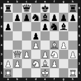 1911 Karlsbad – Round 1 – Rubinstein, Akiba – 1/2-1/2 – Schlechter, Carl – G18