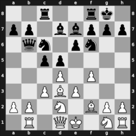 1911 Karlsbad – Round 1 – Alapin, Simon – 0-1 – Burn, Amos – G19
