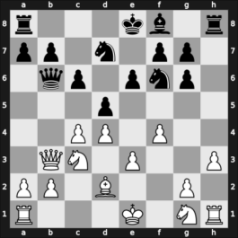 1911 Karlsbad – Round 1 – Vidmar, Milan Sr – 1/2-1/2 – Suechting, Hugo – G25