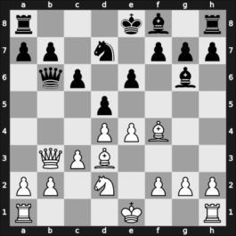 1911 Karlsbad – Round 1 – Jaffe, Charles – 0-1 – Rabinovich, Abraham – G57