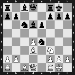 1911 Karlsbad – Round 1 – Vidmar, Milan Sr – 1/2-1/2 – Kostic, Boris – G75