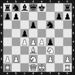 1911 Karlsbad – Round 1 – Johner, Paul – 0-1 – Spielmann, Rudolf – G120