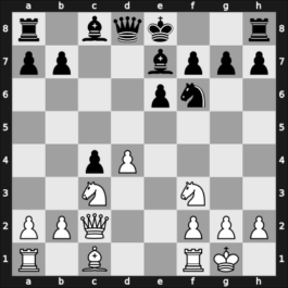 1911 Karlsbad – Round 1 – Fahrni, Hans – 0-1 – Nimzowitsch, Aaron – G140