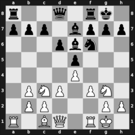 1911 Karlsbad – Round 1 – Cohn, Erich – 1/2-1/2 – Suechting, Hugo – G155
