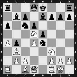 1911 Karlsbad – Round 1 – Leonhardt, Paul – 0-1 – Rubinstein, Akiba – G175