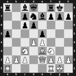 1911 Karlsbad – Round 1 – Levenfish, Grigory – 1/2-1/2 – Johner, Paul – G187
