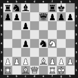 1911 Karlsbad – Round 1 – Alapin, Simon – 0-1 – Alekhine, Alexander – G233