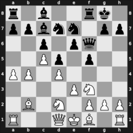 1911 Karlsbad – Round 11 – Rabinovich, Abram – 1/2-1/2 – Johner, Paul – G262
