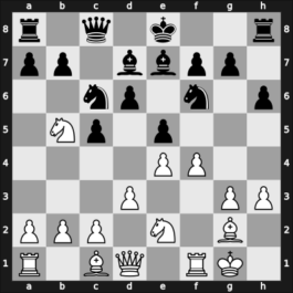 1911 Karlsbad – Round 25 – Burn, Amos – 1-0 – Chajes, Oscar – G287
