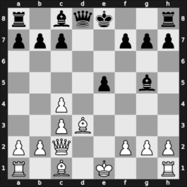 1911 San Sebastian – Round 1 – Maroczy, Geza – 1/2-1/2 – Marshall, Frank – G7