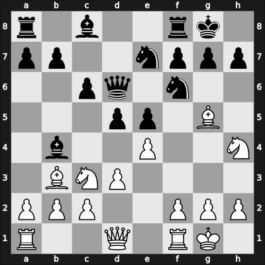 1912 Bad Pistyan – Round 2 – Cohn, Erich – 1/2-1/2 – Yates, Frederic D – G4